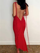 Vestido Longo Costas Aberta Modern Sanya - FULL